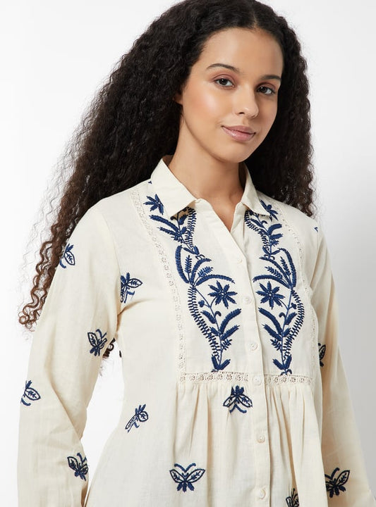 Graceful Women’s Tunic with Intricate Embroidery Work