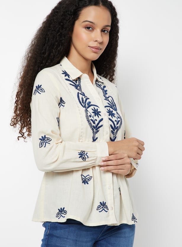 Graceful Women’s Tunic with Intricate Embroidery Work